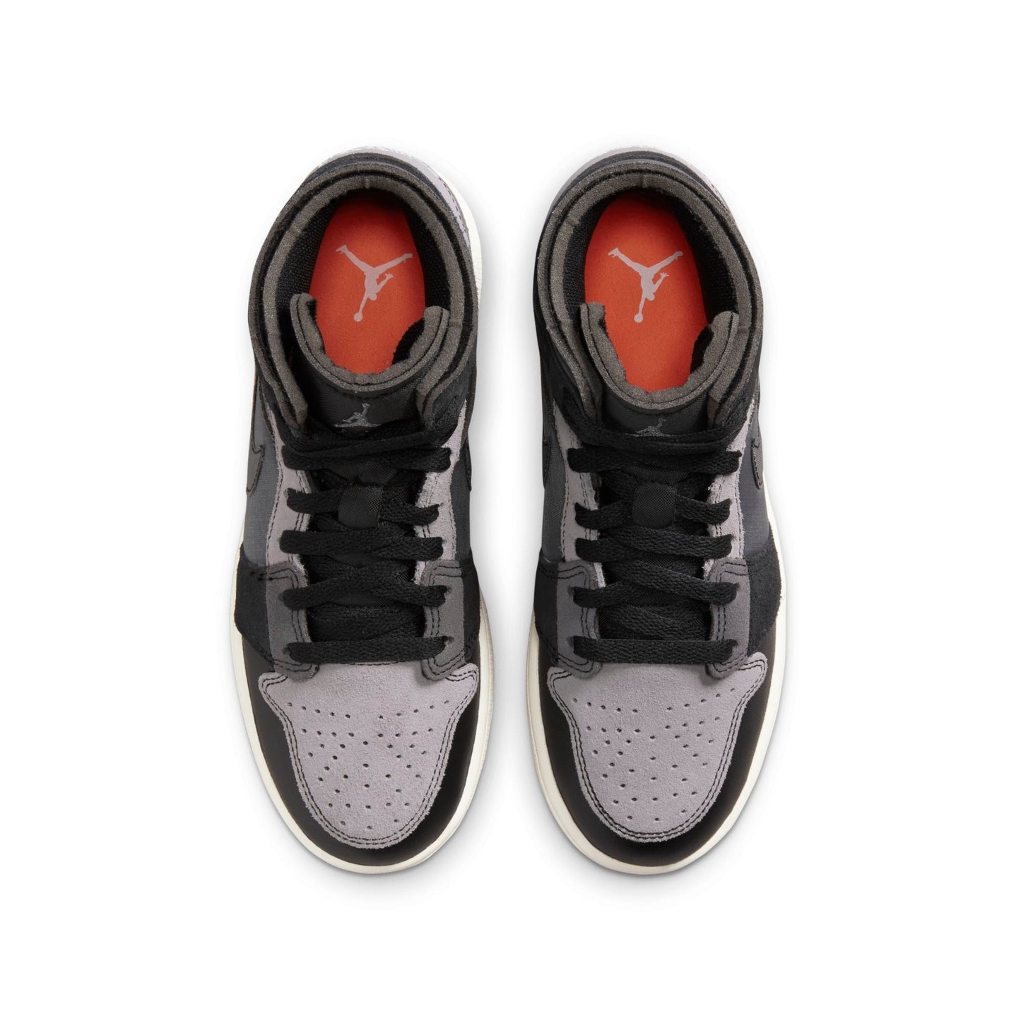 Youth Air Jordan Retro 1 Mid 'Craft Inside Out Black' (Gs)
