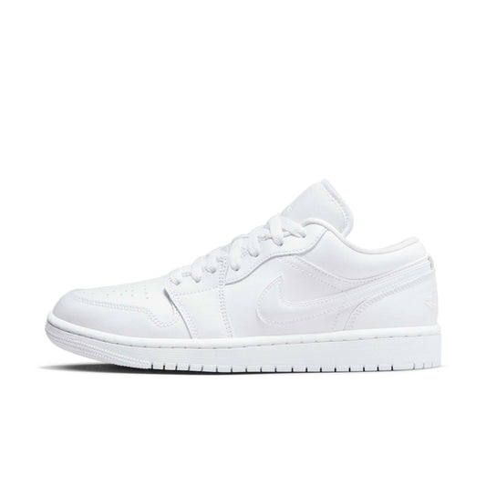 Air Jordan Women's Retro 1 Low Triple White 2022 Sneakers