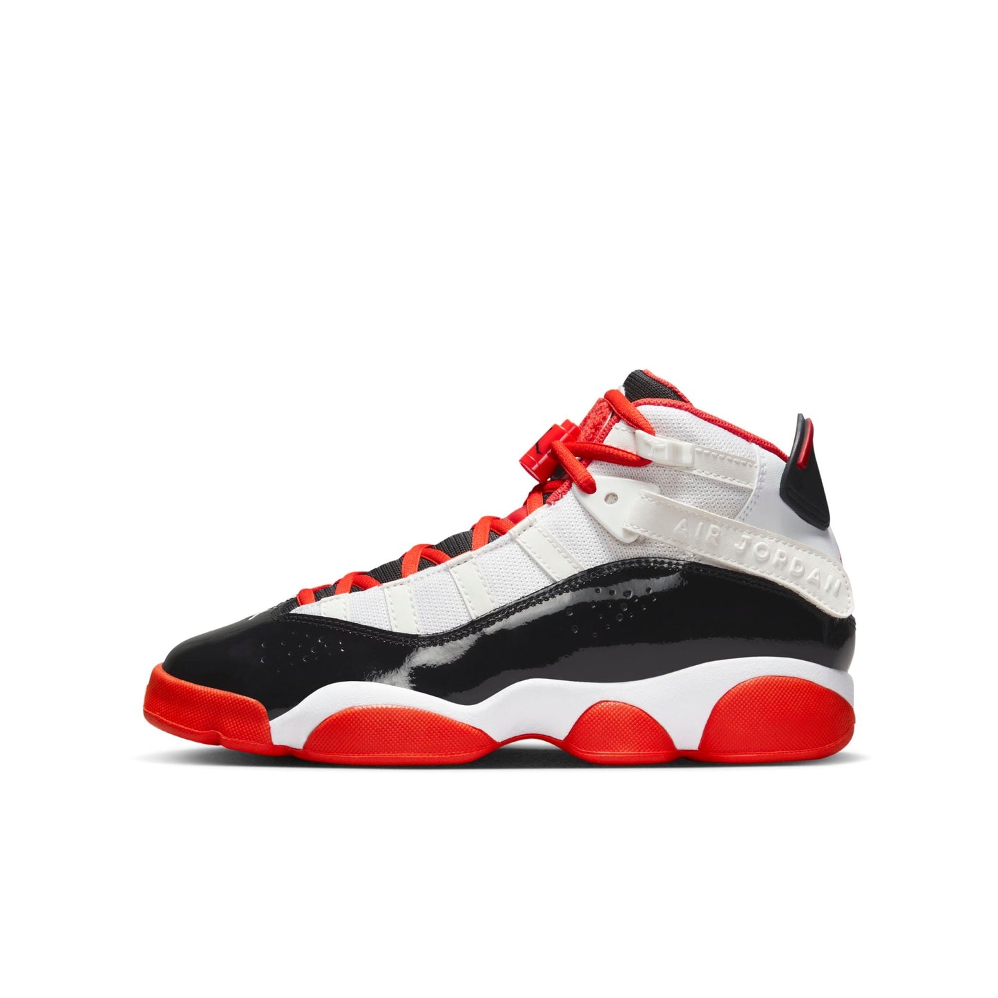 Grade School Air Jordan 6 Rings Gs 'White Black Team Orange'