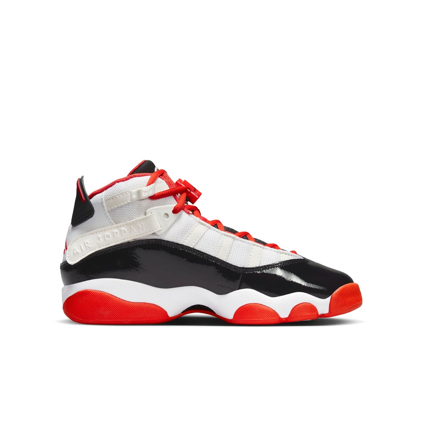 Grade School Air Jordan 6 Rings Gs 'White Black Team Orange'