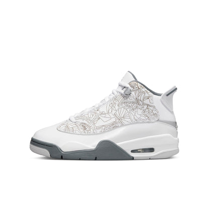 Air Jordan Grade School Dub Zero Gs 'White Cool Grey' Sneakers