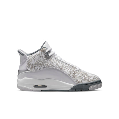 Air Jordan Grade School Dub Zero Gs 'White Cool Grey' Sneakers