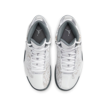 Air Jordan Grade School Dub Zero Gs 'White Cool Grey' Sneakers