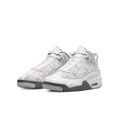 Air Jordan Grade School Dub Zero Gs 'White Cool Grey' Sneakers