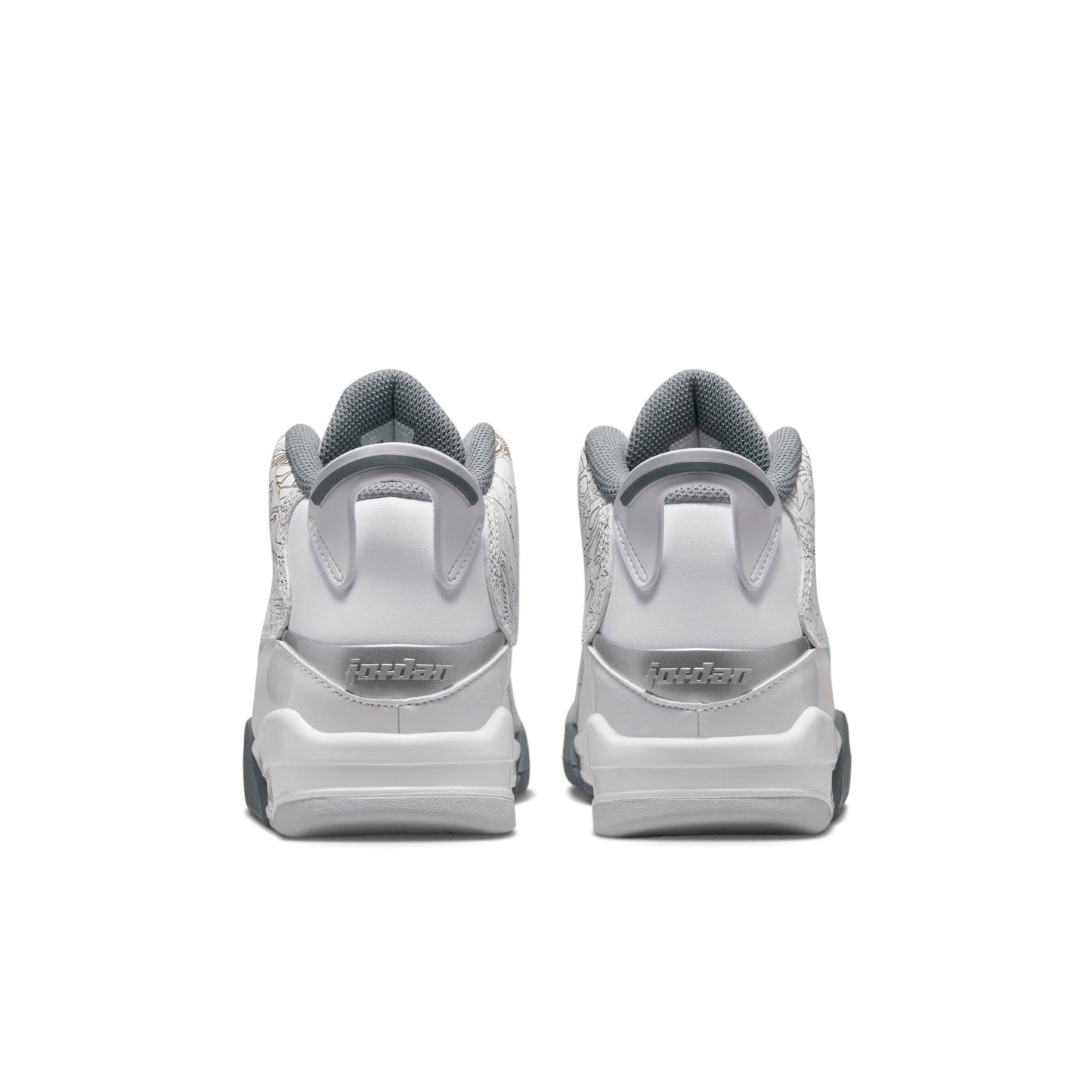 Air Jordan Grade School Dub Zero Gs 'White Cool Grey' Sneakers