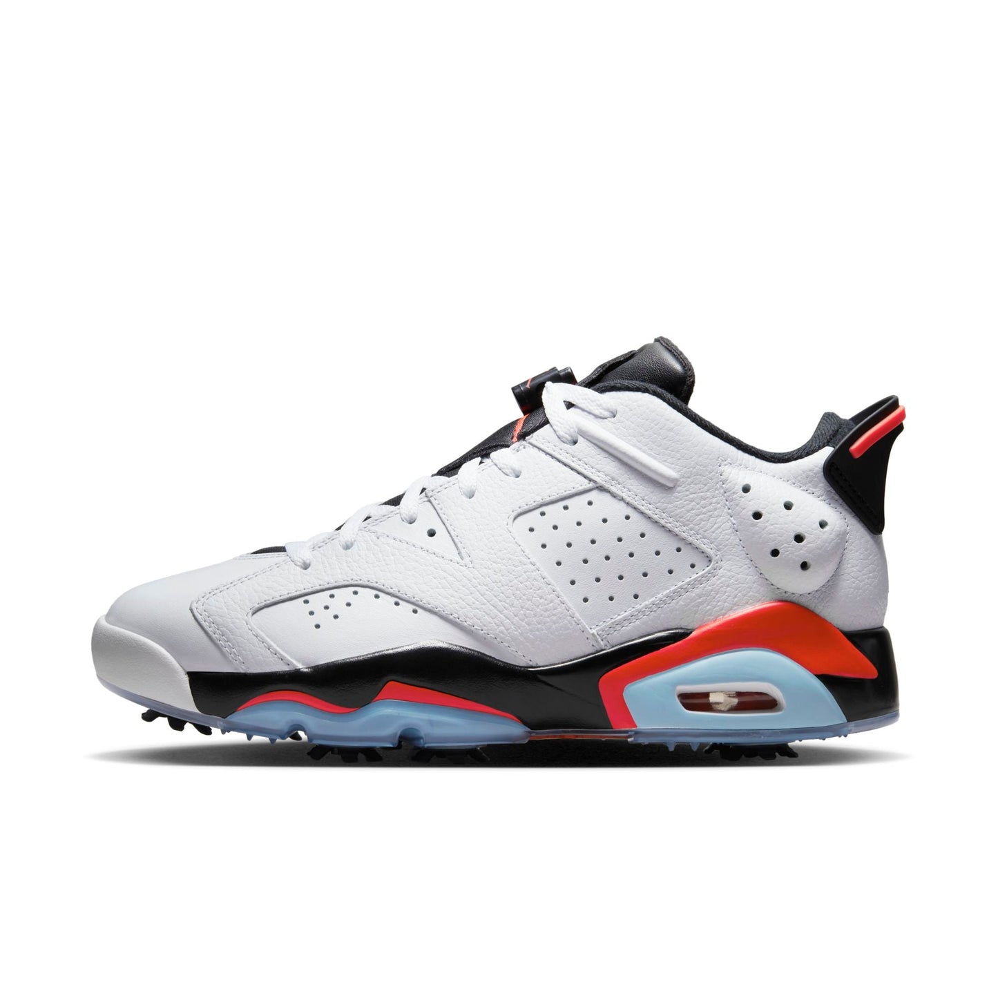 Air Jordan Men's Retro 6 Low Golf 'White Infrared' Sneakers