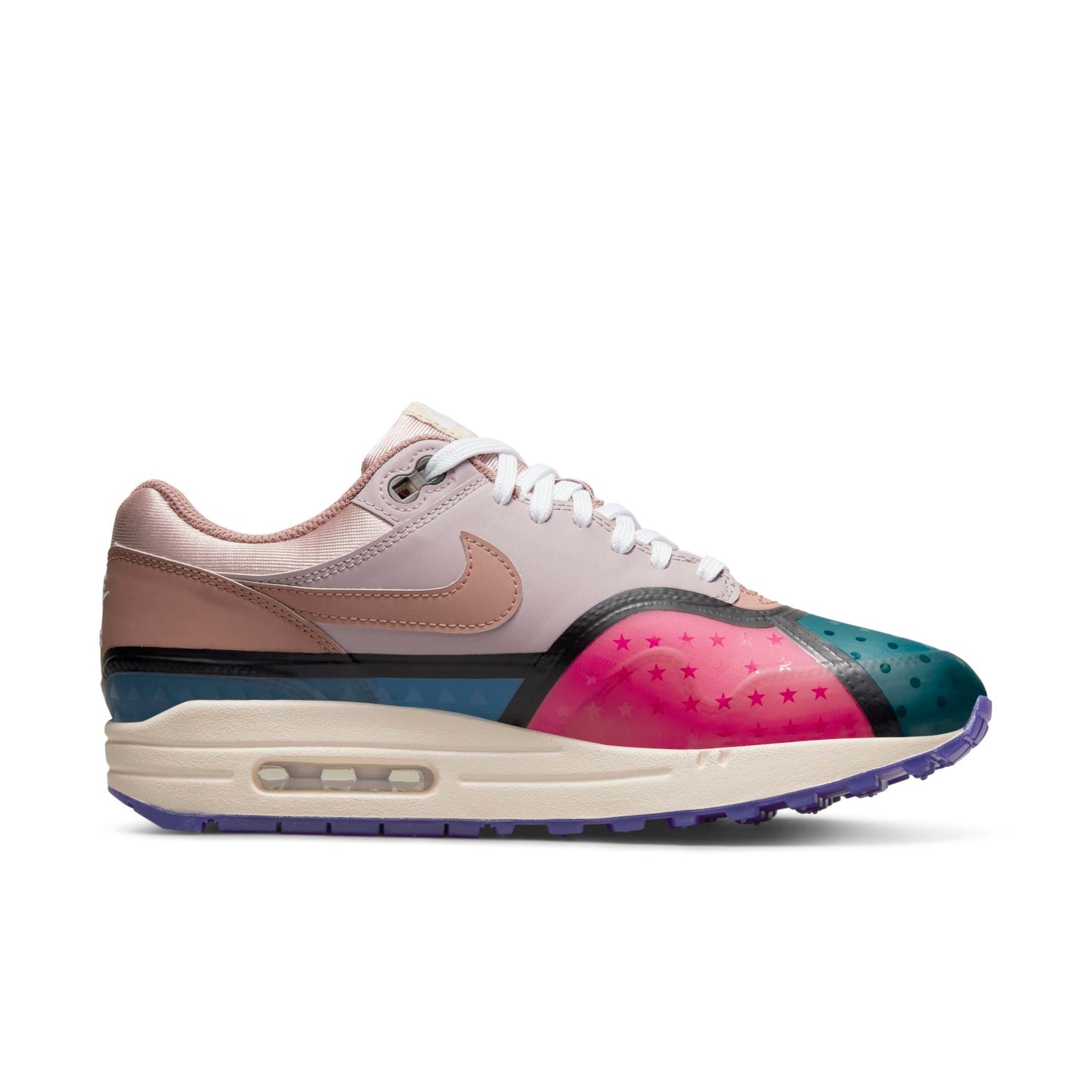 Nike Women's Air Max 1 Premium 'Plum Fog Fossil Rose' Sneakers