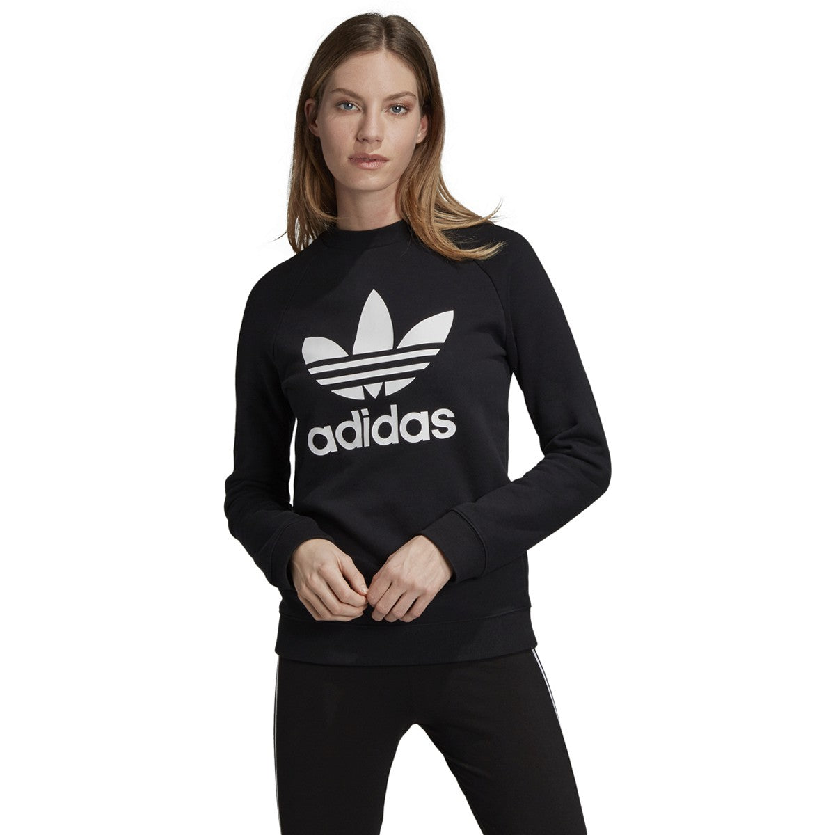 adidas Women's Originals Trefoil Crewneck Sweatshirt