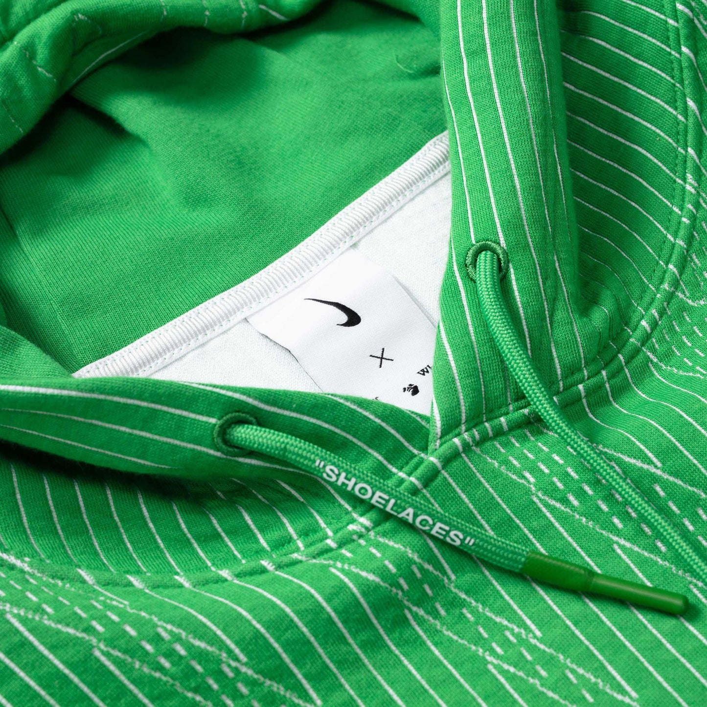 Nike Men's X Off-White Engineered Hoodie 'Kelly Green'
