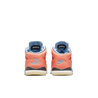 Air Jordan Toddlers Retro 5 'Dj Khaled We The Best Crimson Bliss' Td Sneakers