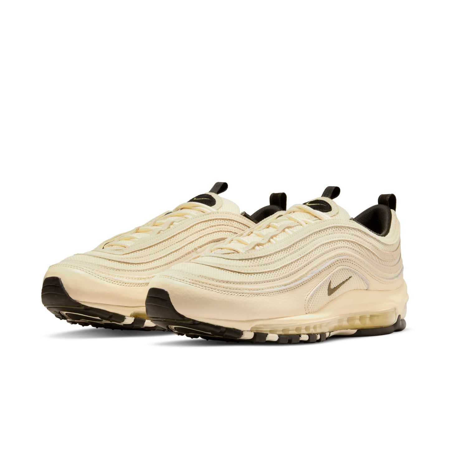Nike Men's Air Max 97 'Coconut Milk Black' Sneakers
