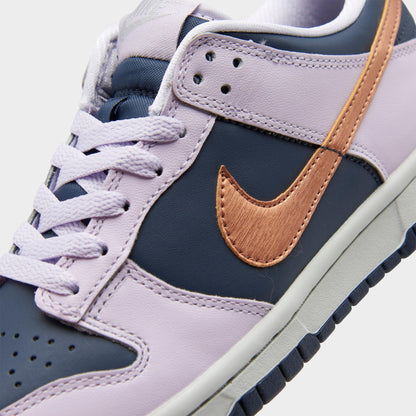 Grade School Nike Dunk Low Se 'Copper Swoosh (Gs)' - DX1663-400