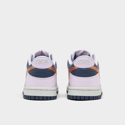 Grade School Nike Dunk Low Se 'Copper Swoosh (Gs)' - DX1663-400