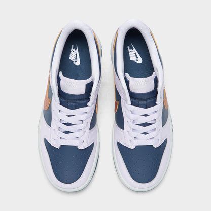 Grade School Nike Dunk Low Se 'Copper Swoosh (Gs)' - DX1663-400