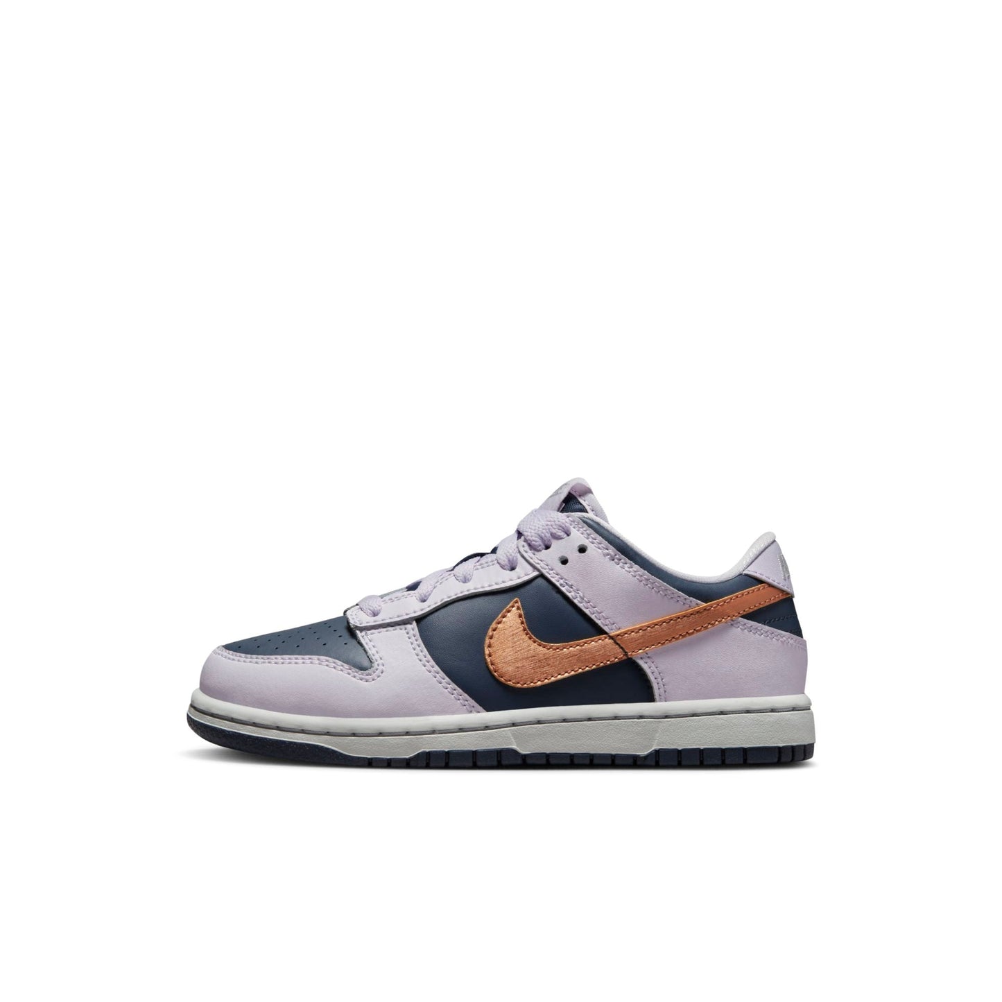 Nike Preschool Dunk Low Se 'Copper Swoosh Ps' Sneakers