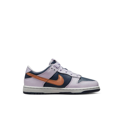 Nike Preschool Dunk Low Se 'Copper Swoosh Ps' Sneakers