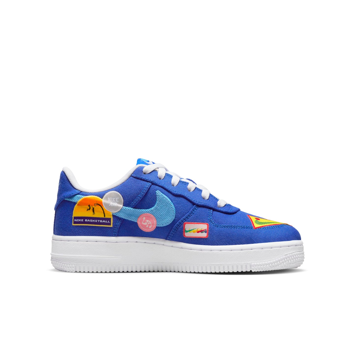 Nike Grade School Air Force 1 Low '07 Prm 'Los Angeles Patched Up Gs' Sneakers