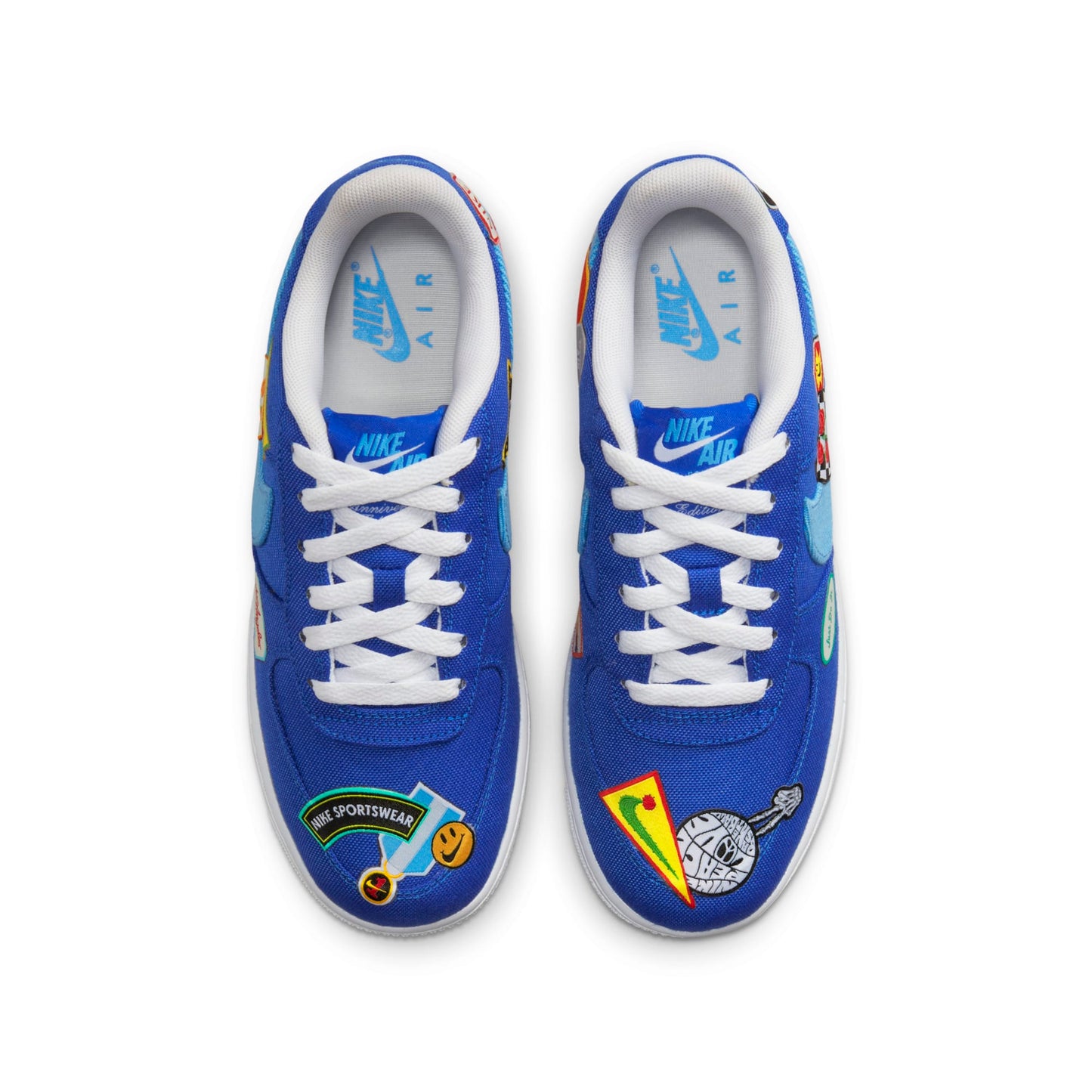 Nike Grade School Air Force 1 Low '07 Prm 'Los Angeles Patched Up Gs' Sneakers