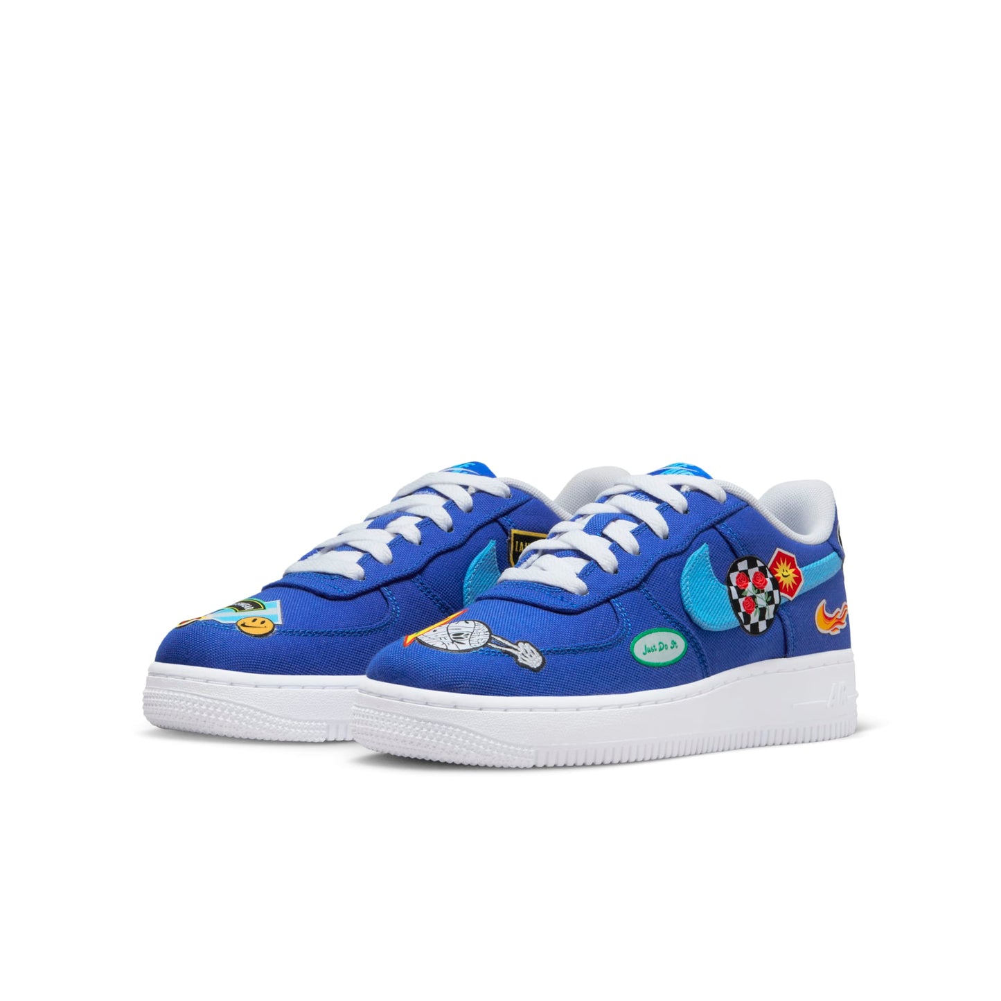 Nike Grade School Air Force 1 Low '07 Prm 'Los Angeles Patched Up Gs' Sneakers