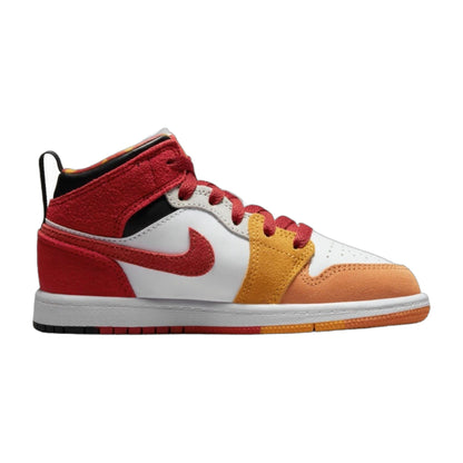 Air Jordan Preschool Retro 1 Mid Se Ps 'Picnic' Sneakers