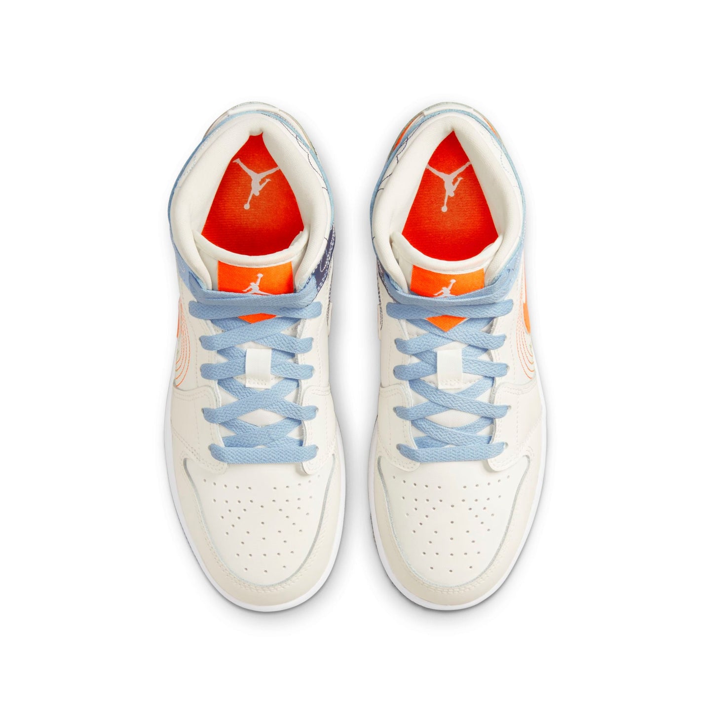 Grade School Air Jordan Retro 1 Mid Se 'Stitch (Gs)'