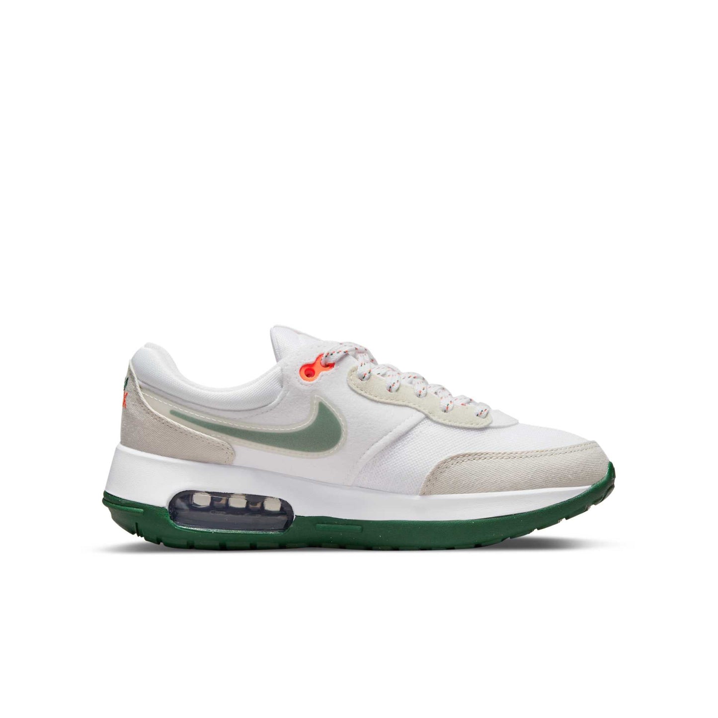 Nike Grade School Air Max Motif 'White Gorge Green' Sneakers