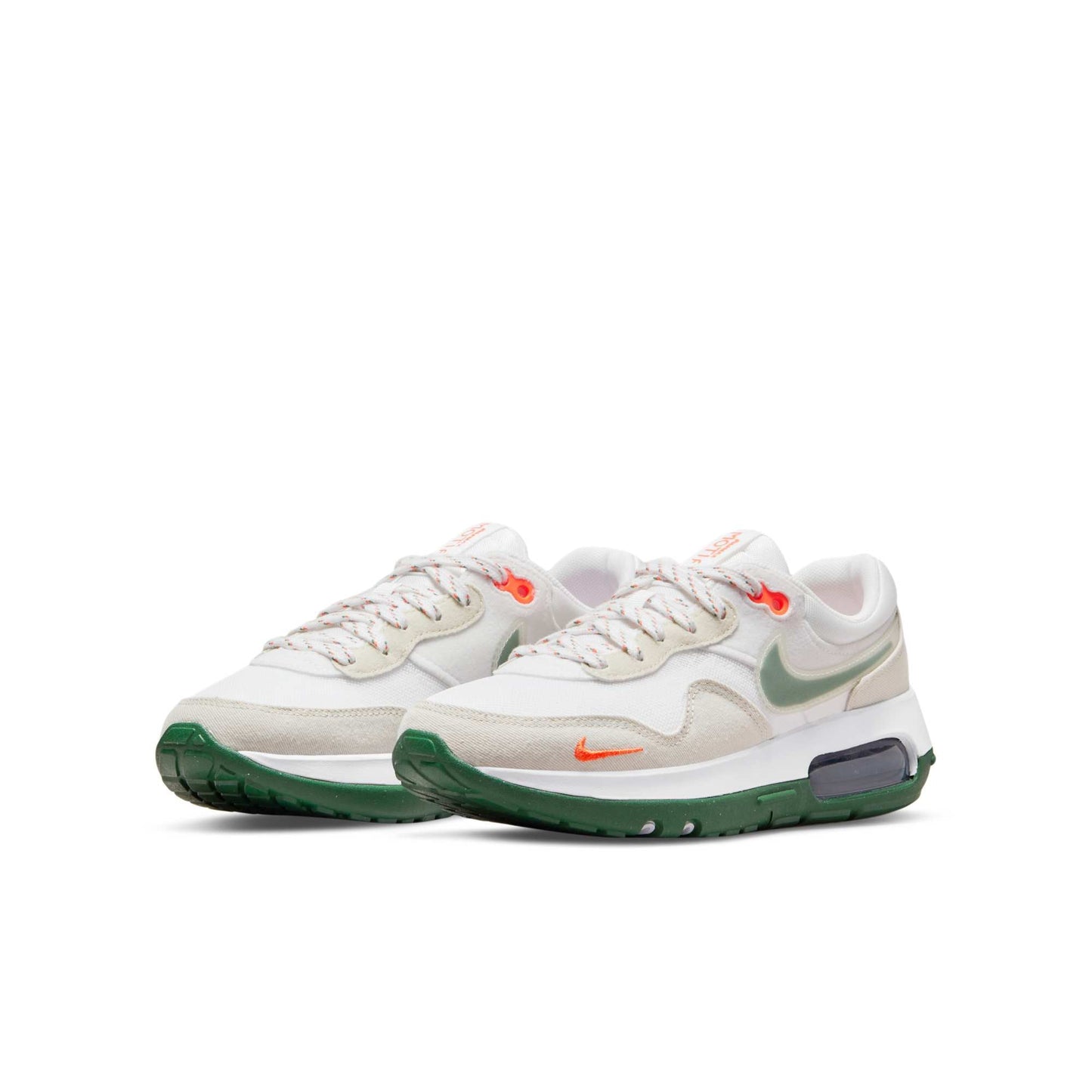 Nike Grade School Air Max Motif 'White Gorge Green' Sneakers