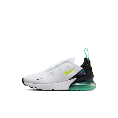 Nike Preschool Air Max 270 Ps 'White Volt' Sneakers