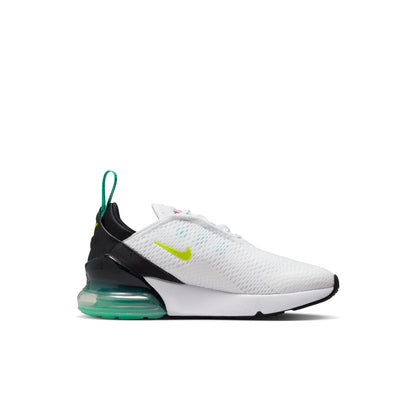 Nike Preschool Air Max 270 Ps 'White Volt' Sneakers