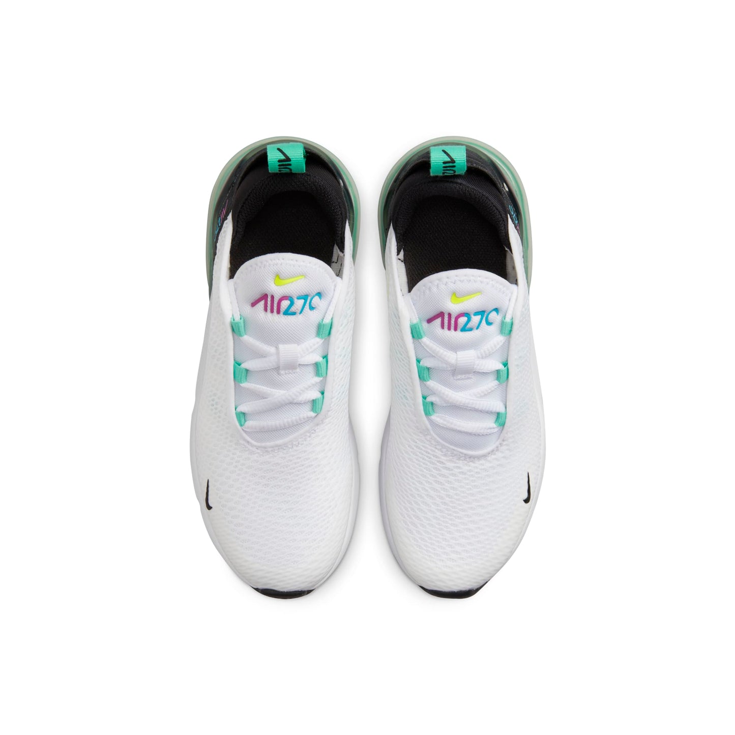 Nike Preschool Air Max 270 Ps 'White Volt' Sneakers