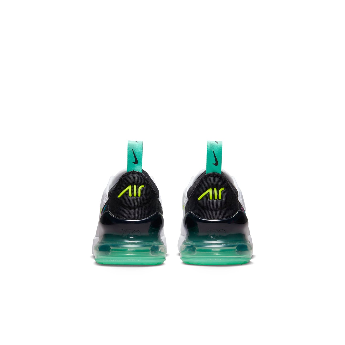 Nike Preschool Air Max 270 Ps 'White Volt' Sneakers
