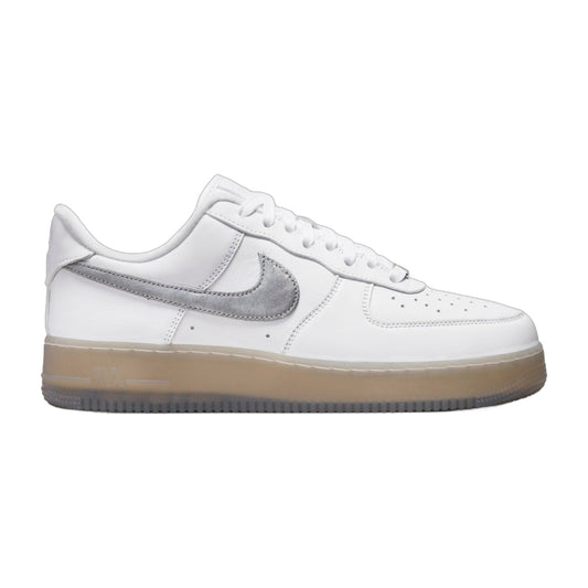 Nike Men's Air Force 1 Low '07 Prm 'White Metallic Silver' Sneakers