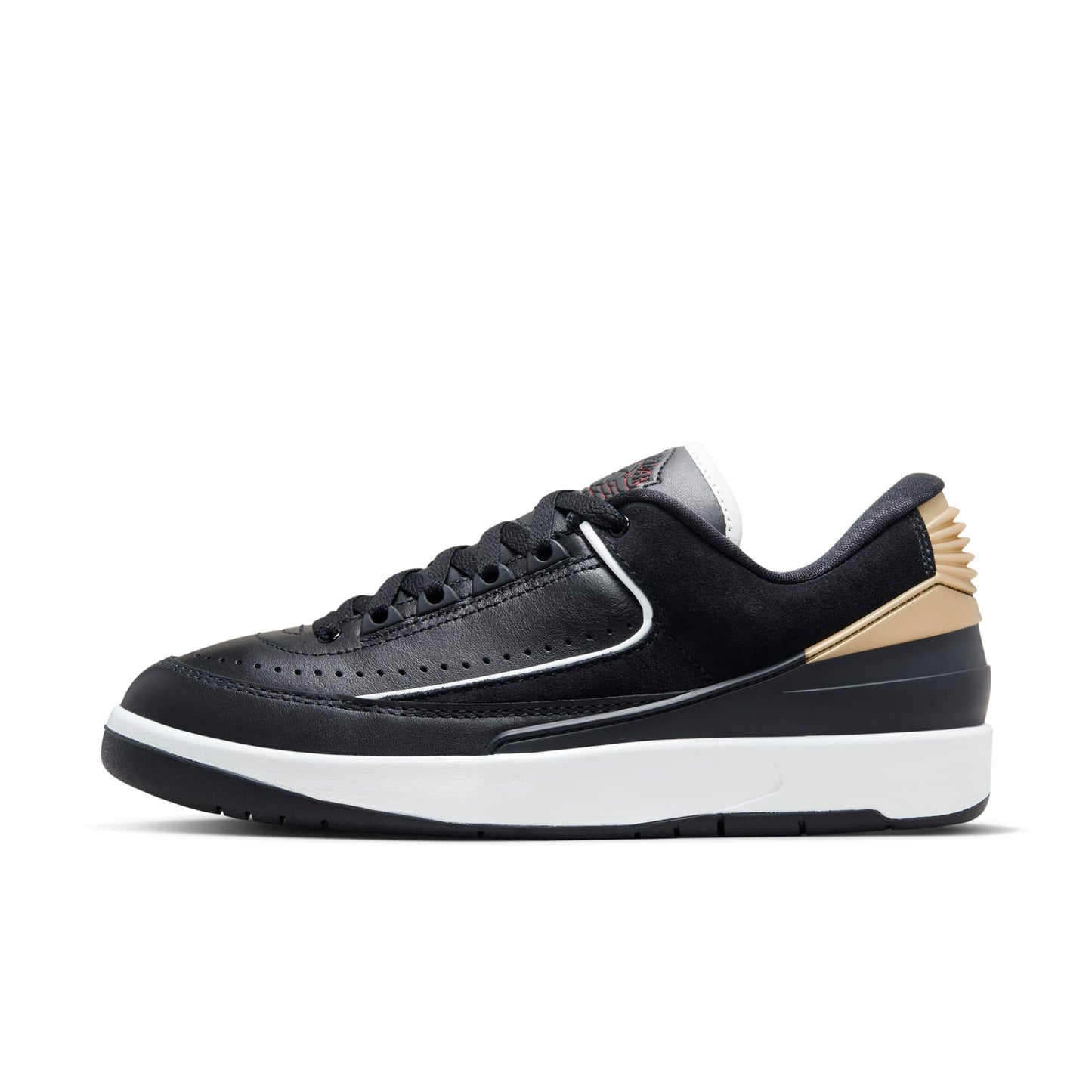 Air Jordan Women's Retro 2 Low "Black/Varsity Red" Sneakers