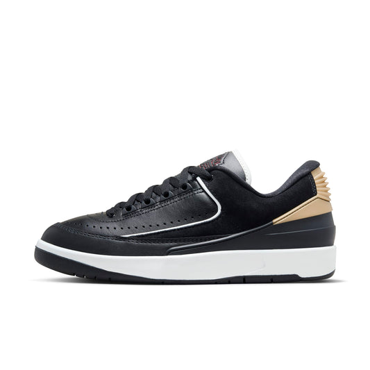 Air Jordan Women's Retro 2 Low "Black/Varsity Red" Sneakers