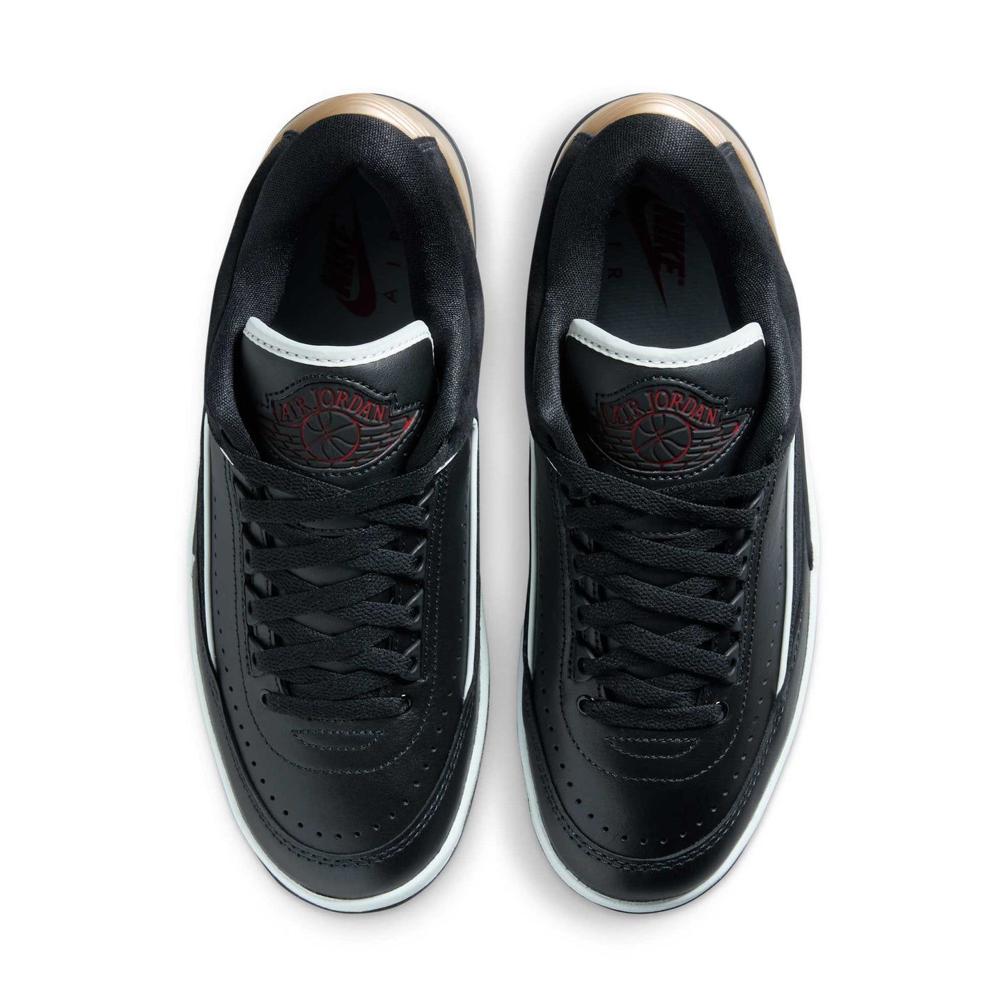 Air Jordan Women's Retro 2 Low "Black/Varsity Red" Sneakers