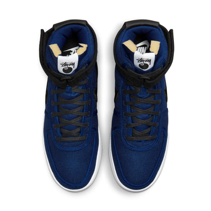 Nike Men's Vandal High 'Stussy Deep Royal Blue' Shoes