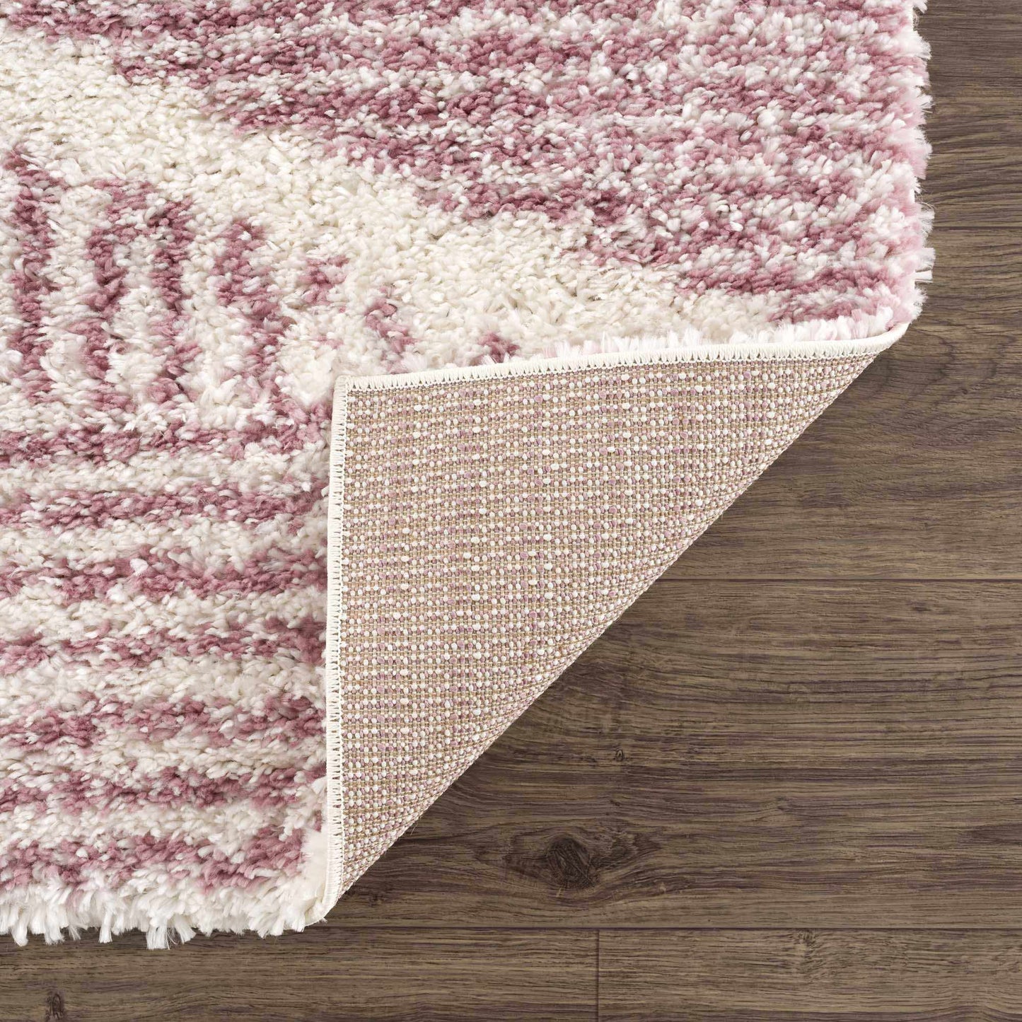 Trunding Plush in Pink Area Rug