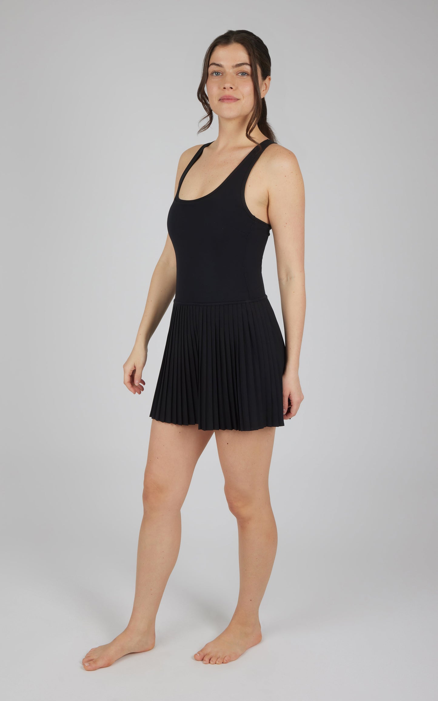 Yogalicious Lux Mini Pleated Dress