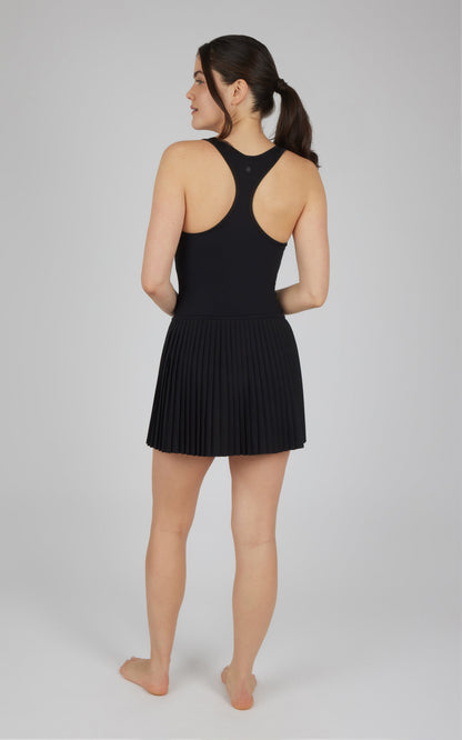 Yogalicious Lux Mini Pleated Dress