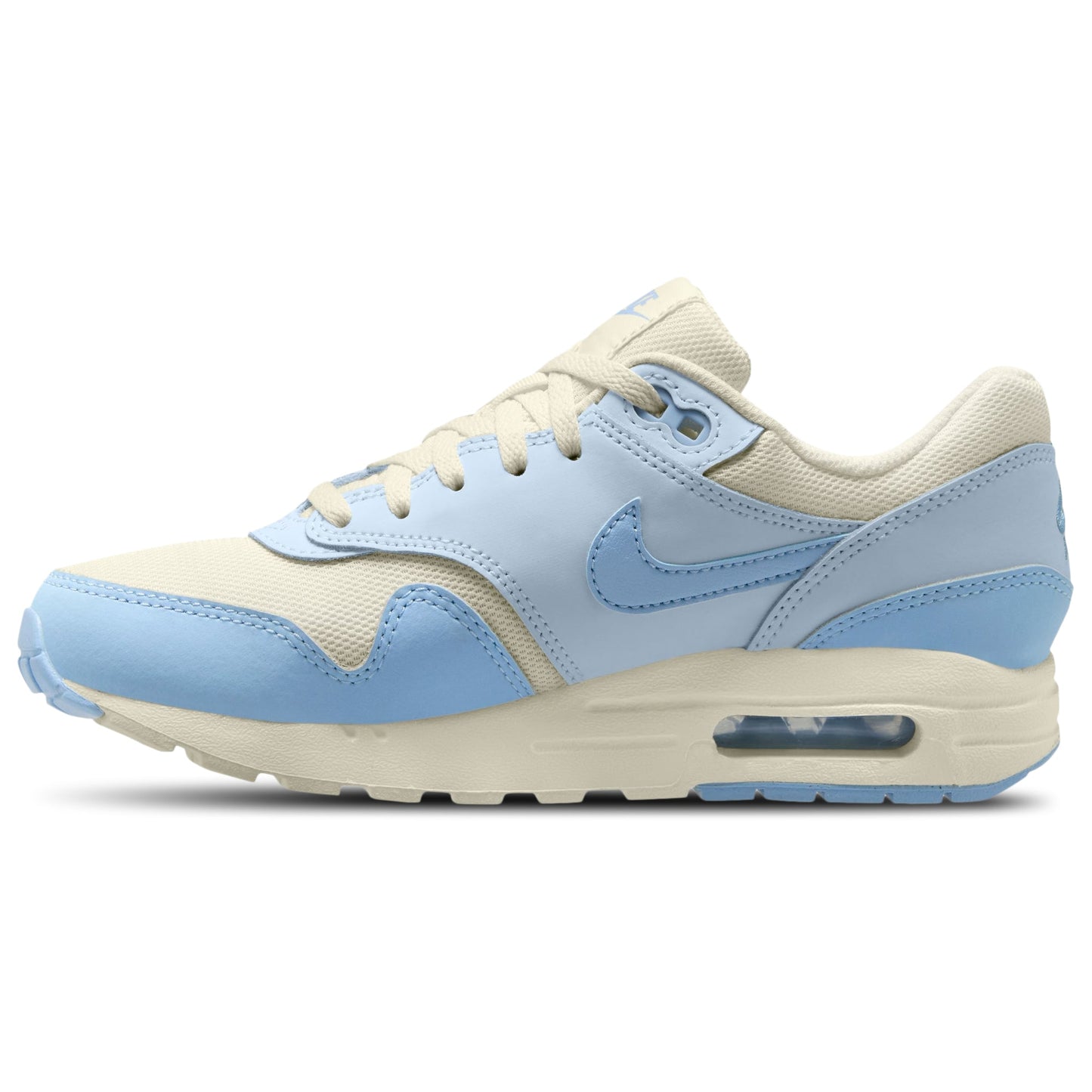 [dz3307-116] Grade School Nike Air Max 1 'sail Blue Tint Psychic Blue'