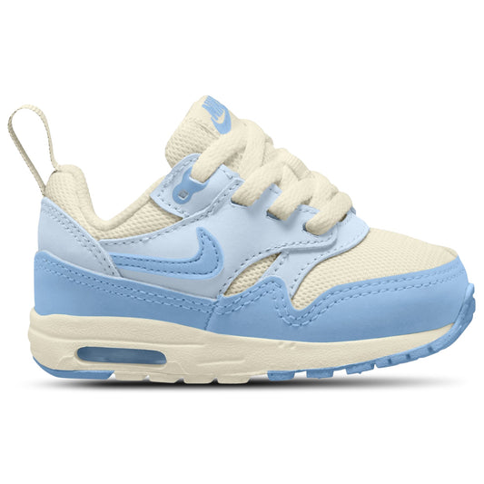 Nike Toddlers Air Max 1 EasyOn Sail/Blue Tint/Psychic Blue