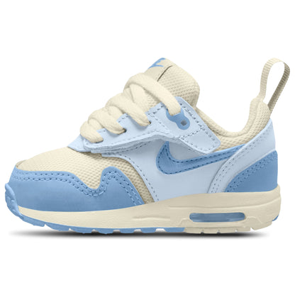 Nike Toddlers Air Max 1 EasyOn Sail/Blue Tint/Psychic Blue