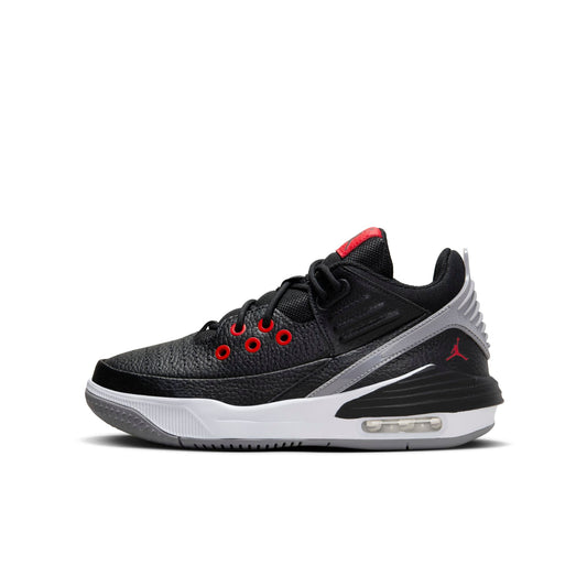 Air Jordan Grade School Max Aura 5 'Black Cement' Sneakers