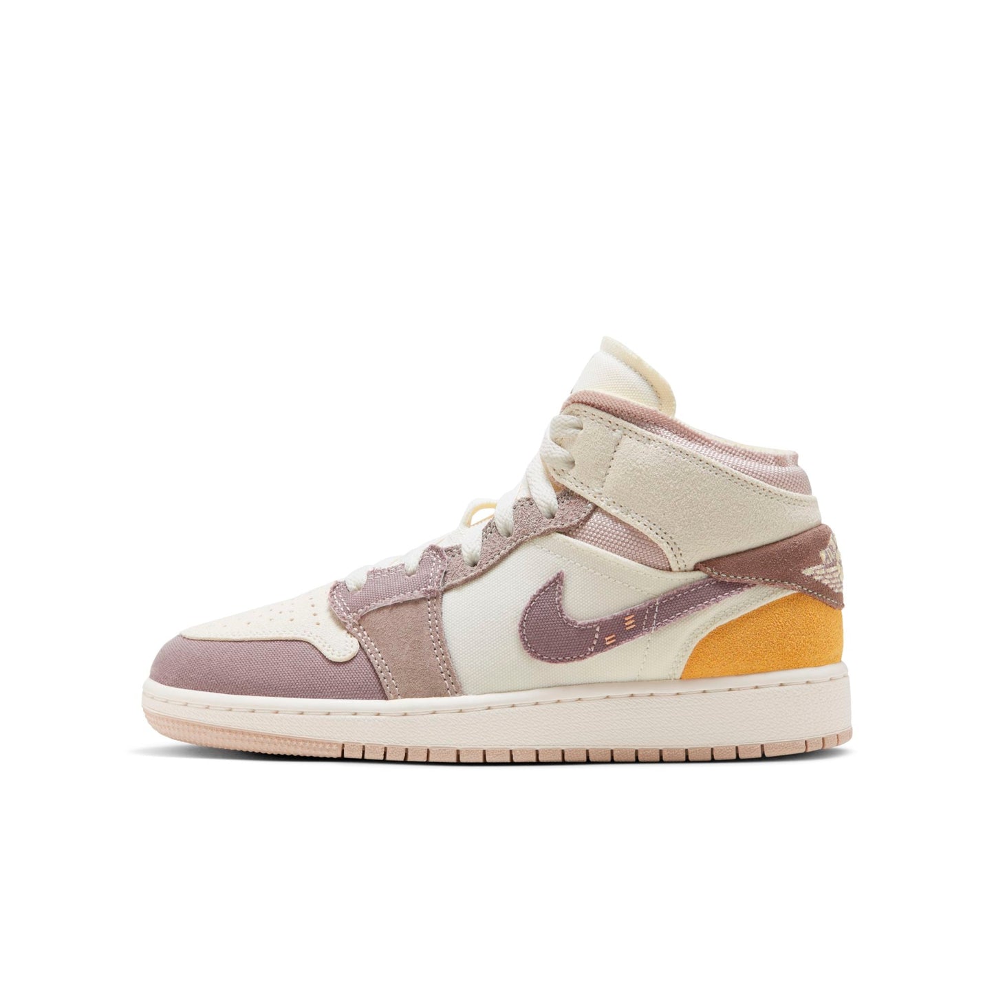 Grade School Air Jordan Retro 1 Mid Se Craft 'Taupe Haze' (Gs)