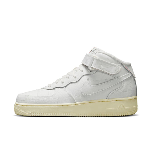 Nike Women's Air Force 1 Mid '07 'Summit White Canvas' Sneakers