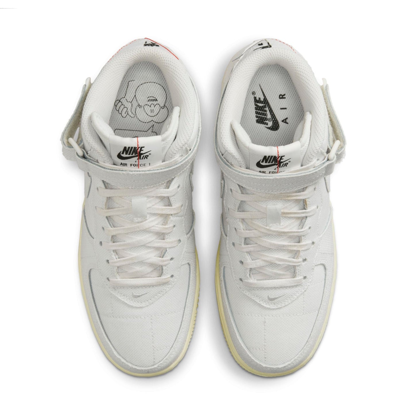 Nike Women's Air Force 1 Mid '07 'Summit White Canvas' Sneakers