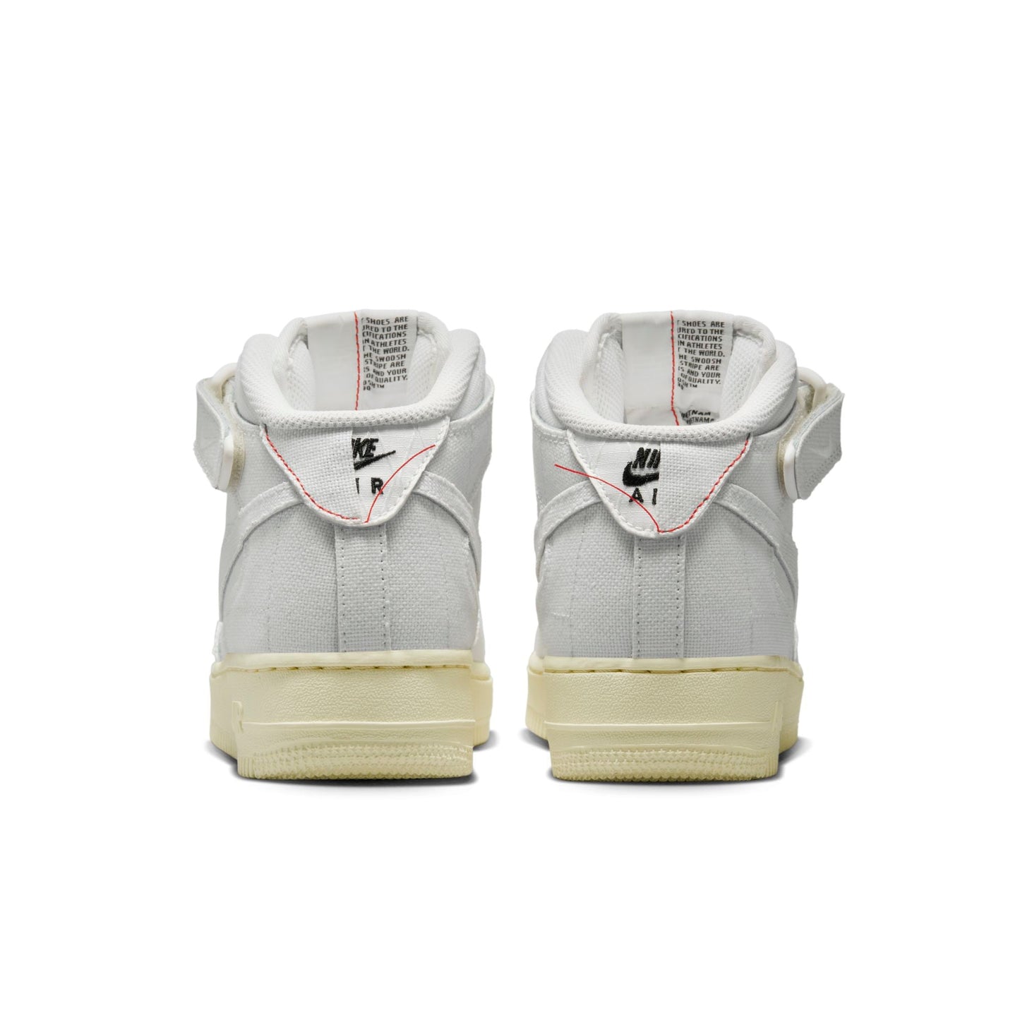 Nike Women's Air Force 1 Mid '07 'Summit White Canvas' Sneakers
