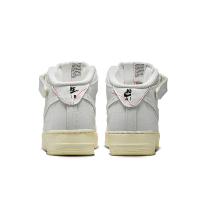 Nike Women's Air Force 1 Mid '07 'Summit White Canvas' Sneakers