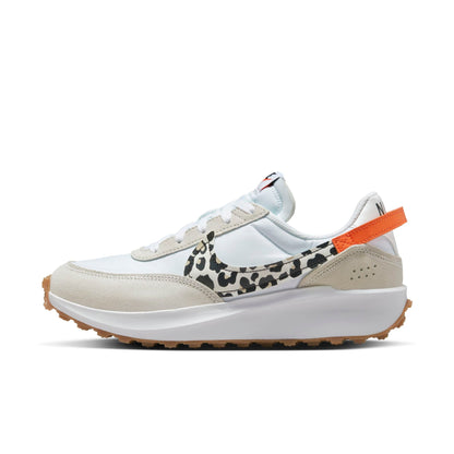 Nike Women's Waffle Debut 'White Team Orange Leopard ' Shoes