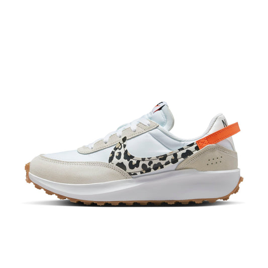 Nike Women's Waffle Debut 'White Team Orange Leopard ' Shoes